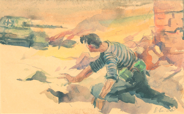 Неизвестный художник. Сражение